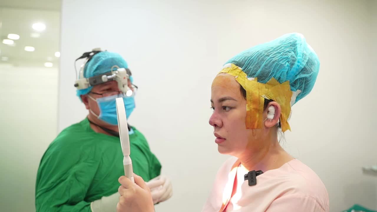 Tạo hình dáng mũi cao và bay nhẹ cho khách hàng đến từ Đồng Nai