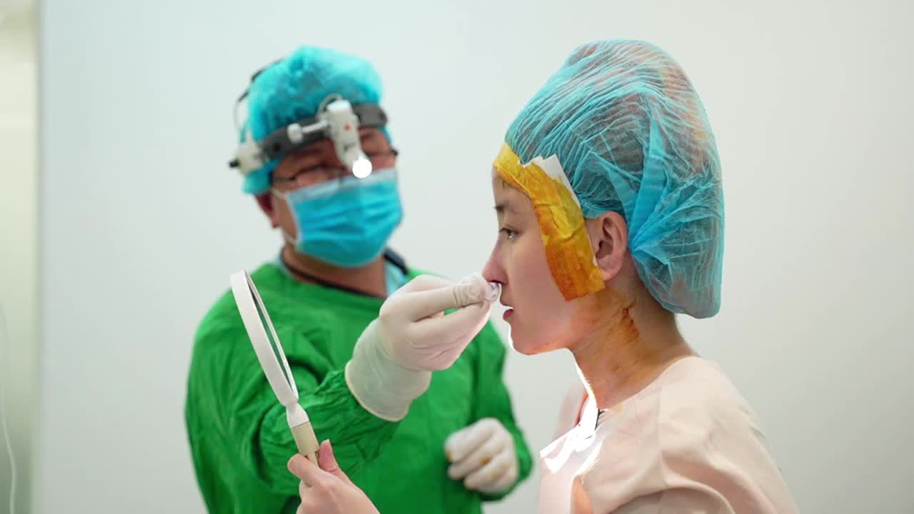 Dáng mũi Sline dành cho khách hàng có da mũi m.ỏ.ng
