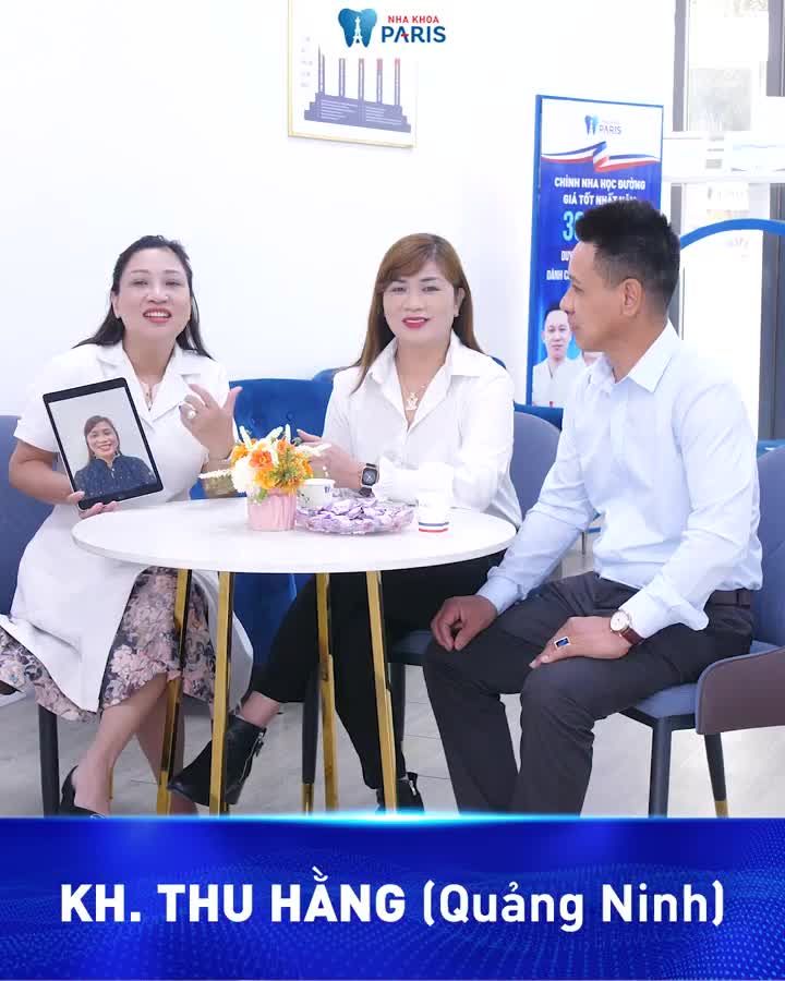 Chị Thu Hằng sau khi sử dụng dịch vụ bọc răng sứ thẩm mỹ tại Nha khoa Paris chi nhánh Quảng Ninh