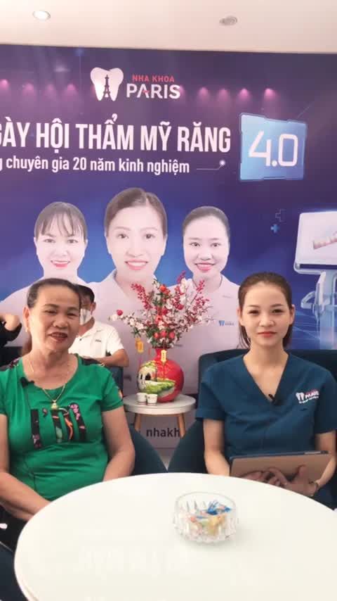 Cùng KH Phan Thị Lan chia sẻ cảm nhận sau khi cấy implant tại nha khoa PARIS chi nhánh Vinh