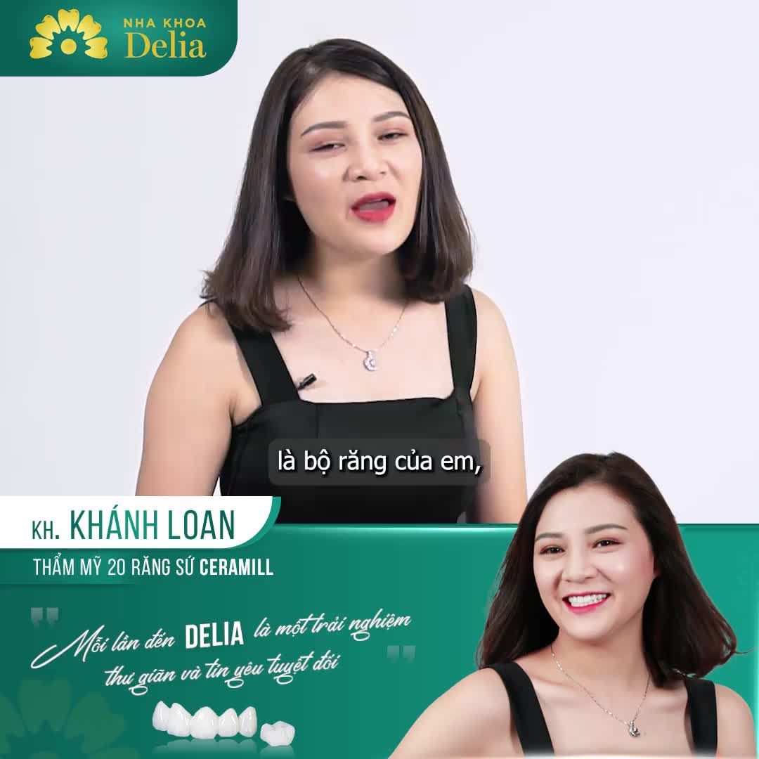 Người mẫu ảnh Khánh Loan được gì sau thẩm mỹ răng sứ ở Delia
