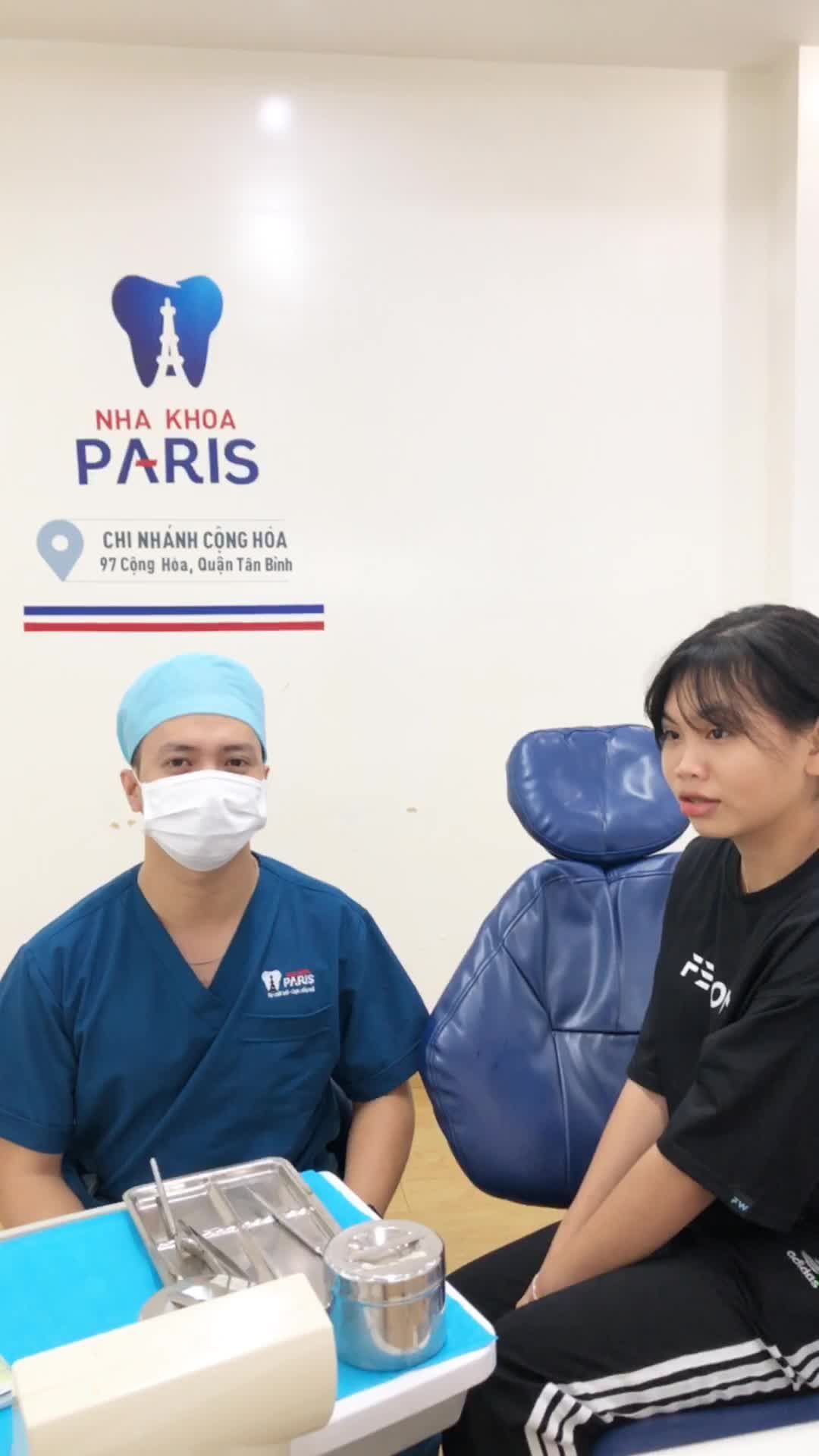 Phân Tích sau khi gắn mắc cài tại Nha khoa Paris