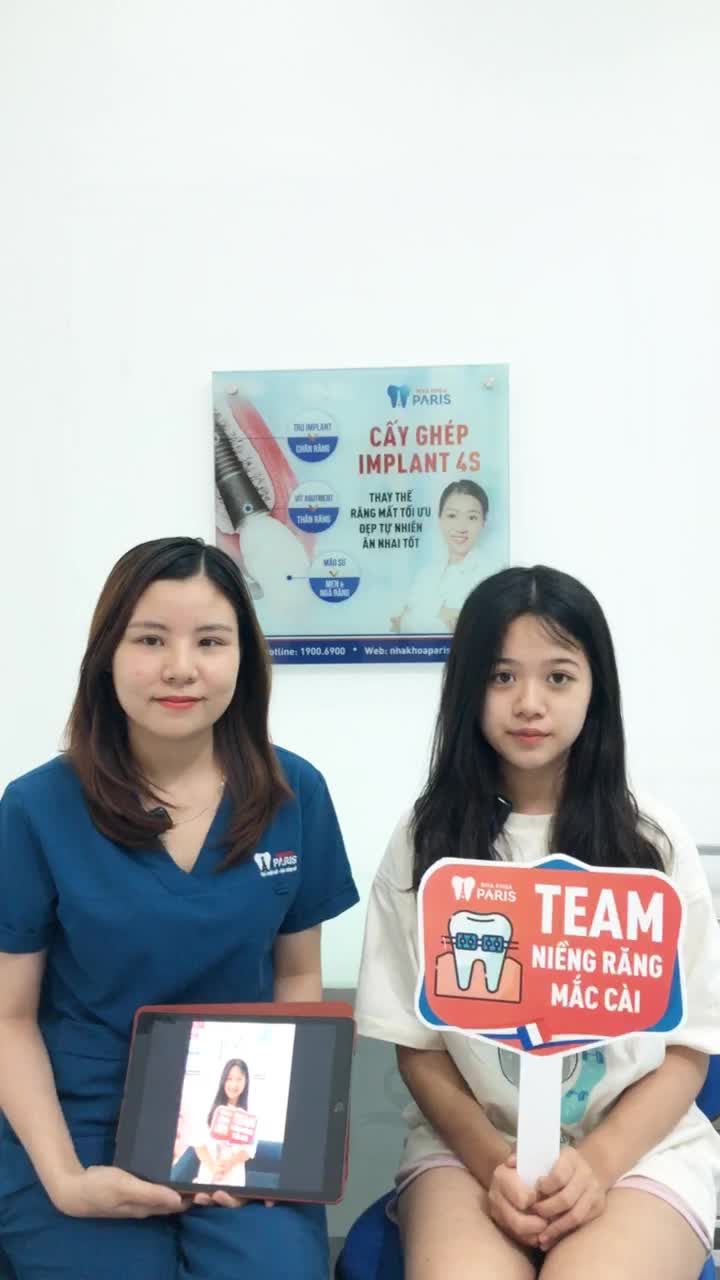 Thay đổi sau niềng răng 8 tháng tại nha khoa PARIS chi nhánh Vinh