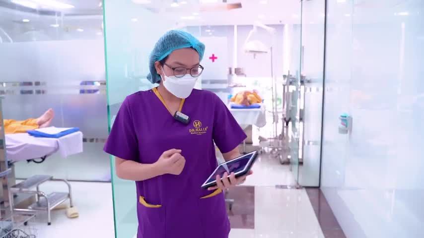 Đón tiếp khách hàng nam giới bọng mỡ mí mắt nhiều và được cải thiện sau khi đến Dr.Hải Lê