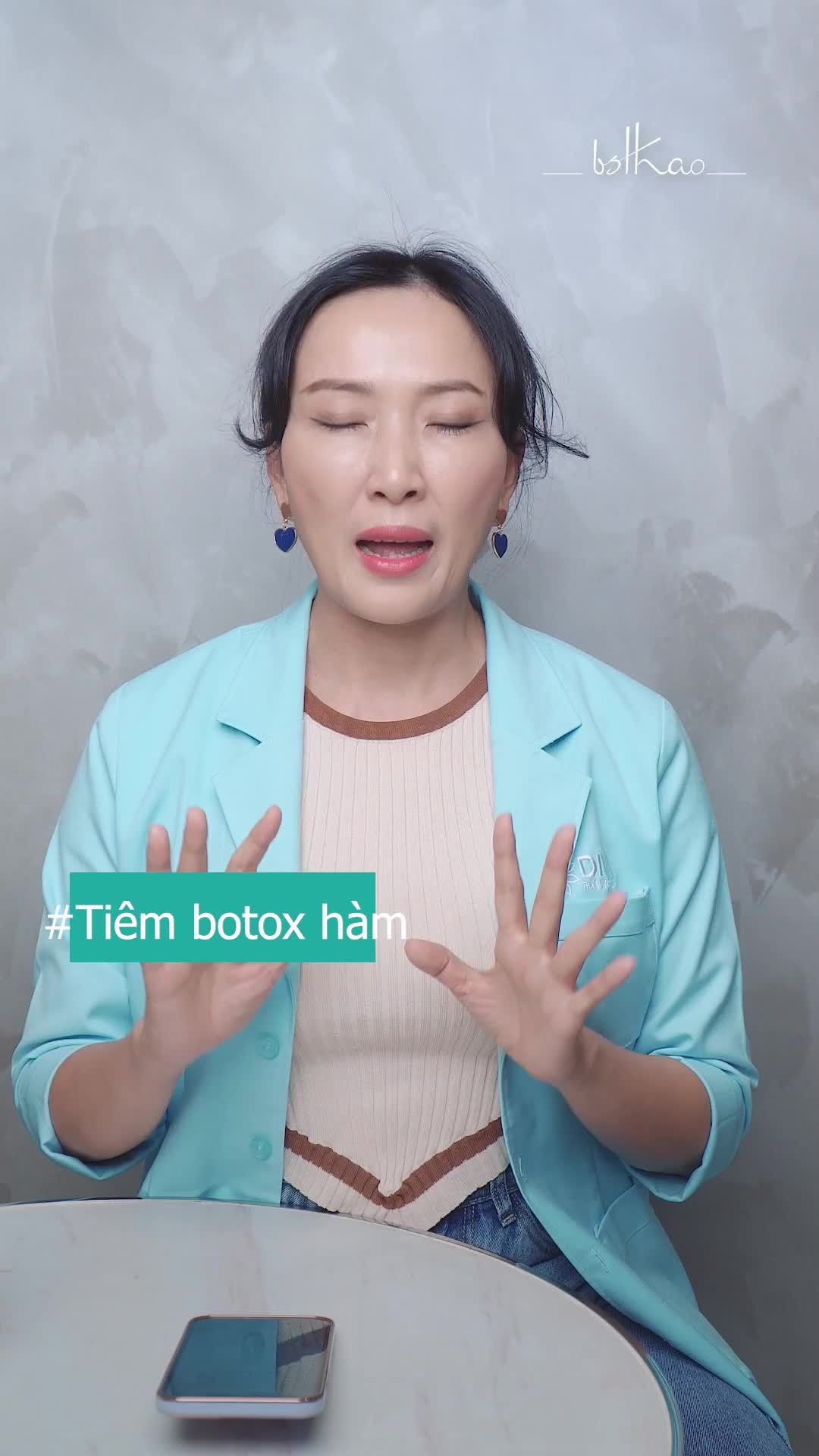 TIÊM BOTOX HÀM BỊ NHỜN THUỐC, CHAI CƠ NÊN KHÔNG THẤY HÀM NHỎ HƠN ĐÚNG HAY SAI