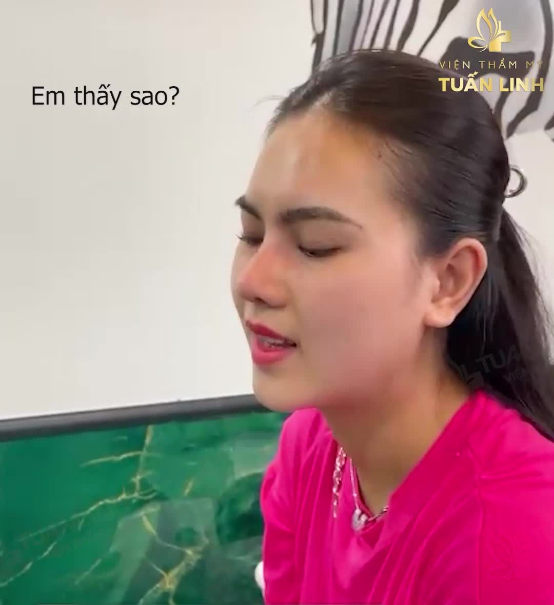 ''Làm mũi xong nhìn khác quá, xinh quá trời, sợ về Mỹ ba mẹ không nhận ra...''