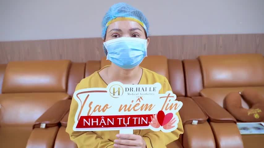 Combo sửa mí + Trẻ hóa mí mắt toàn diện giúp vị khách hàng tự tin hơn với diện mạo mới