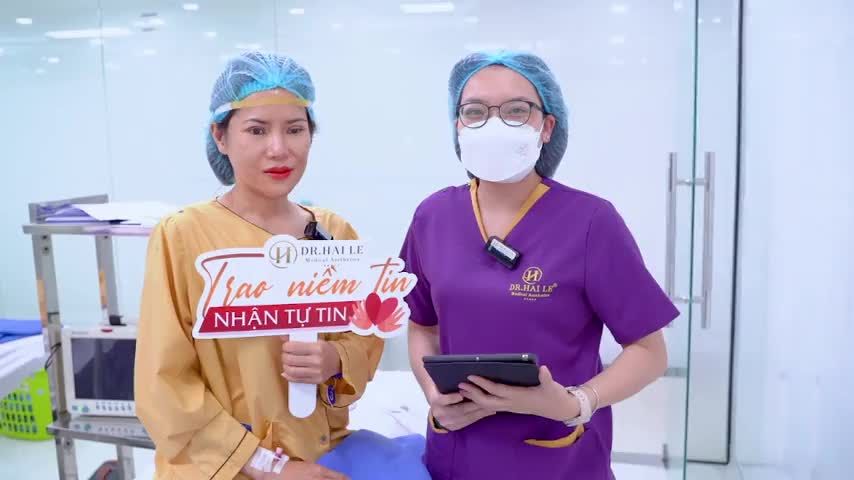 Sau 3 lần làm mí thất bại, Việt kiều Đài Loan sau 13 năm quyết định về Việt Nam đến Dr.Hải Lê để tìm lại đôi mắt lành lặn đẹp tự nhiên