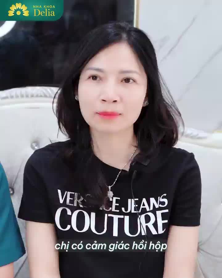 Cảm xúc bây giờ là hải lòng tuyệt đối, là một làm răng rất khỏe, trắng trong tự nhiên, ăn nhai như răng thật.