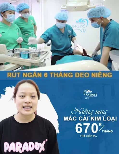 Công nghệ niềng răng mắc cài kết hợp cùng bác sĩ Nha Khoa Hà Nội Sydney sẽ giúp bạn sở hữu phiên bản nụ cười hoàn hảo nhất.