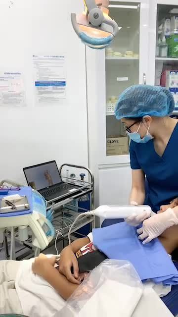Scan răng tại Ngày hội niềng răng 212 Kim Mã