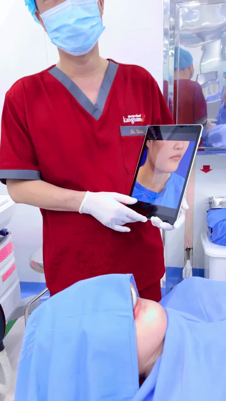 Kết quả phẫu thuật chỉnh hình cằm tại Kangnam
