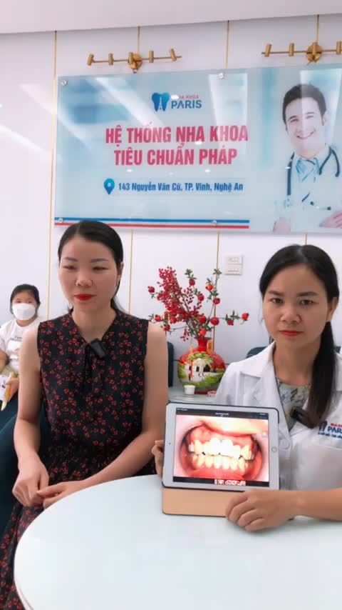 KH sau 1 năm chỉnh nha tại Nha khoa Paris - Chi Nhánh Nghệ An