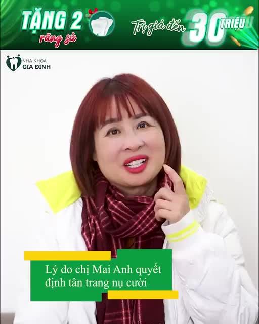 Thẩm mỹ trọn bộ răng sứ Orodent White Matt cao cấp đã giúp chị Mai Anh lấy lại nụ cười diện mạo hoàn mỹ chỉ sau 2 lần hẹn.