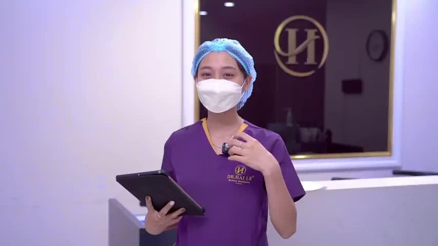 Đến VTM từ sớm để làm mí kịp buổi chiều đi làm  Vị khách hàng vô cùng bất ngờ với kết quả ít sưng đau mà lại rất đẹp sau khi làm mí tại Dr.Hải Lê