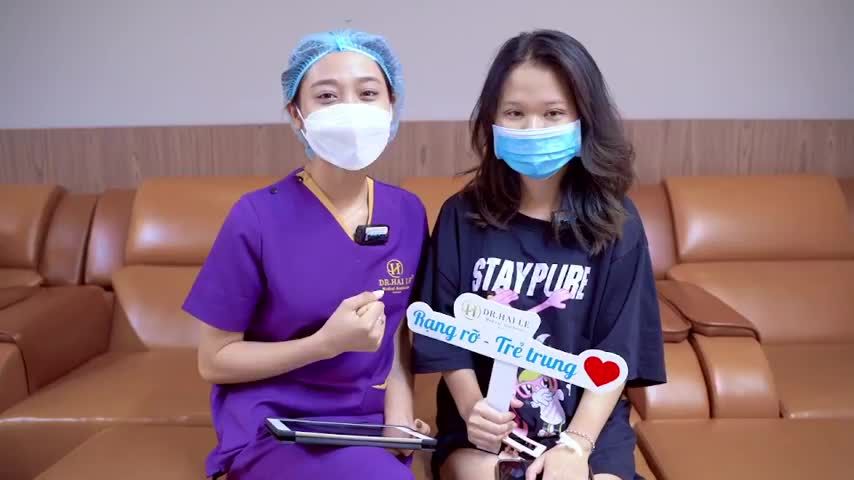 Khách hàng chia sẻ kinh nghiệm Cắt mí sau 45 phút thực hiện