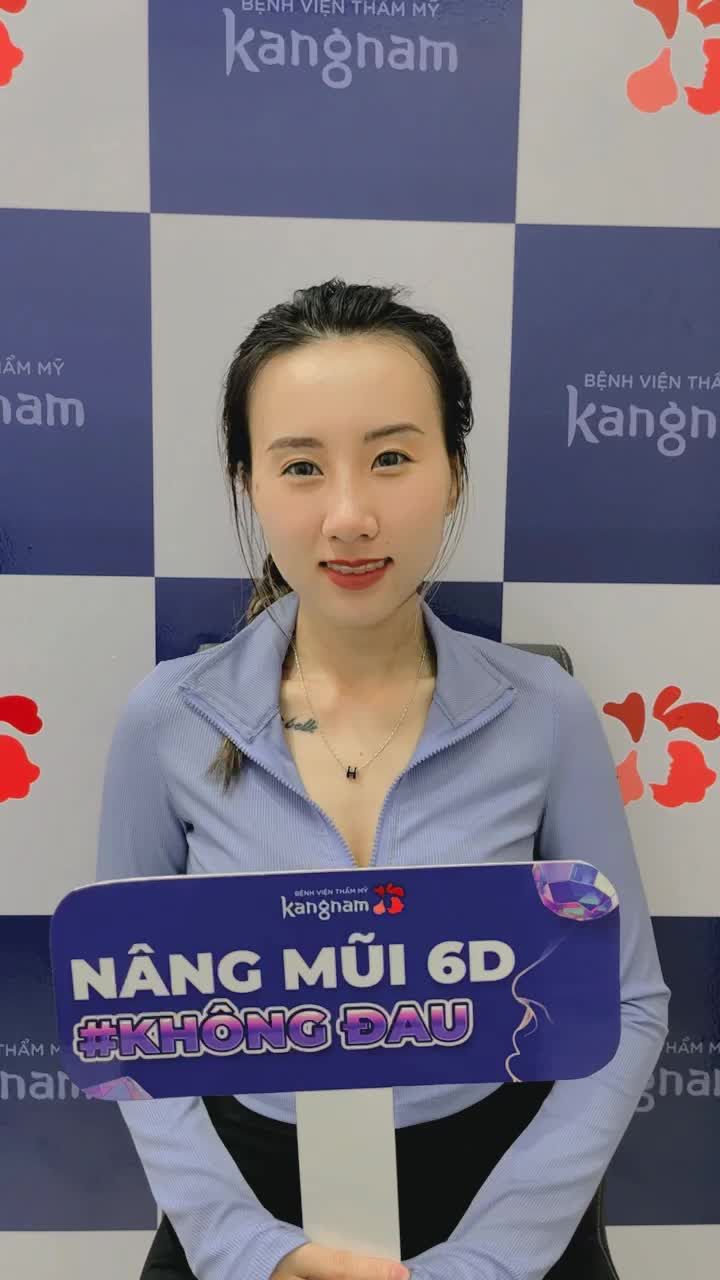 Xinh đẹp rạng rỡ hơn sau Nâng mũi 6D không đau tại BVTM Kangnam
