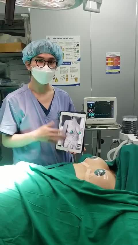 Ca combo Treo sa trễ + Nâng ngực vừa được thực hiện bởi ekip Dr. Minh Phạm