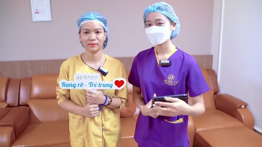 Sau khi đến Dr.Hải Lê xinh thế này bảo sao các chị em tin tưởng Hải Lê đến vậy
