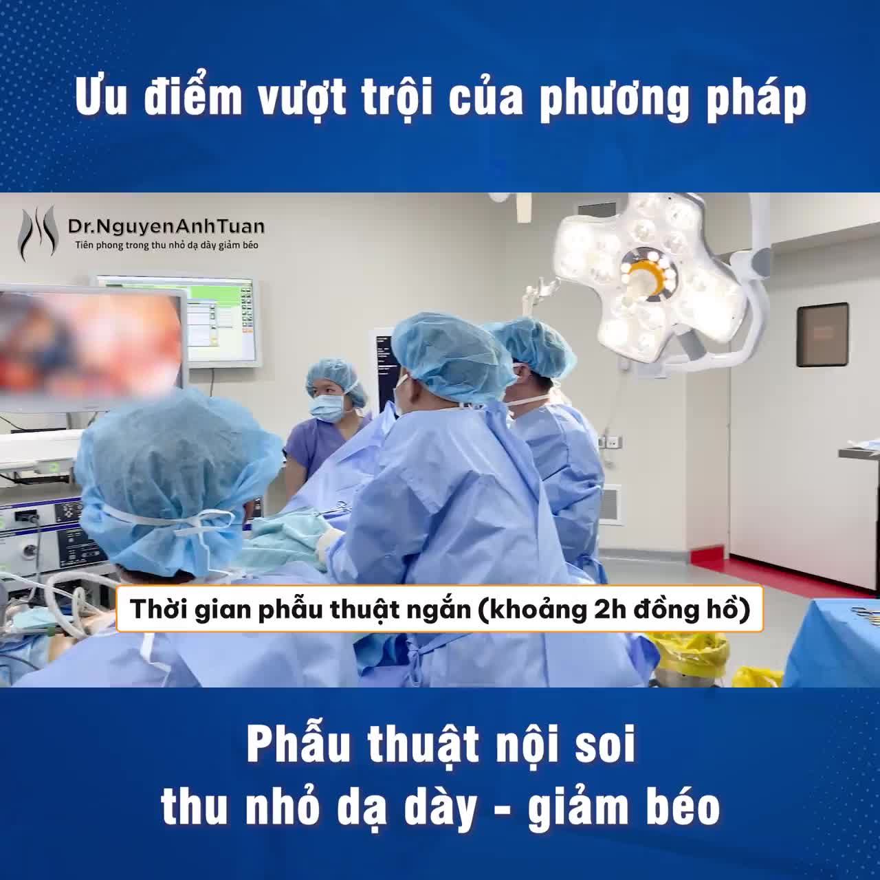 Phẫu thuật nội soi thu nhỏ dạ dày hình ống được Hiệp hội Giảm cân Hoa Kỳ chứng nhận là phương pháp giảm cân hiệu quả, an toàn và bền vững nhất hiện nay.