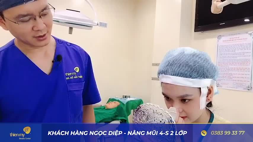 Quy trình tư vấn Nâng mũi 4-S 2 lớp cho khách hàng Ngọc Diệp