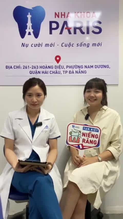 Khách hàng Bùi Phương Uyên sau quá trình chỉnh nha tại Nha khoa Paris - Chi Nhánh Đà Nẵng