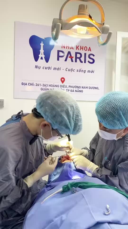 Quá trình cấy ghép trụ Implant tại Nha khoa Paris - Chi Nhánh Đà Nẵng