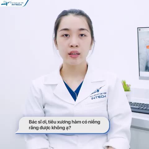 TIÊU XƯƠNG HÀM CÓ NIỀNG RĂNG ĐƯỢC KHÔNG