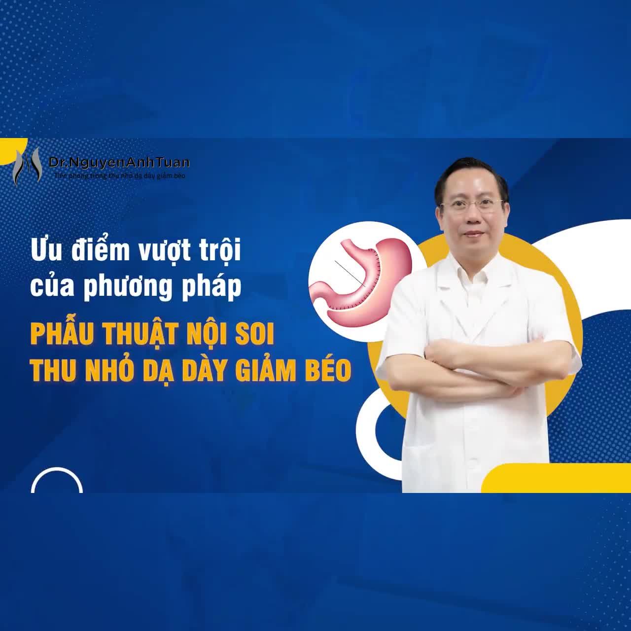 Phẫu thuật nội soi thu nhỏ dạ dày hình ống được Hiệp hội Giảm cân Hoa Kỳ chứng nhận là phương pháp giảm cân hiệu quả, an toàn và bền vững nhất hiện nay.