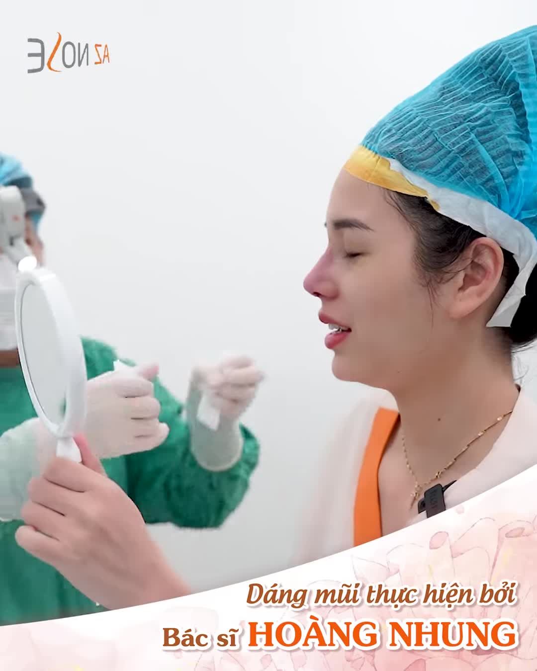 Đẹp quá bác sĩ ơi! - Niềm hạnh phúc khó tả khi nhìn thấy dáng mũi mới