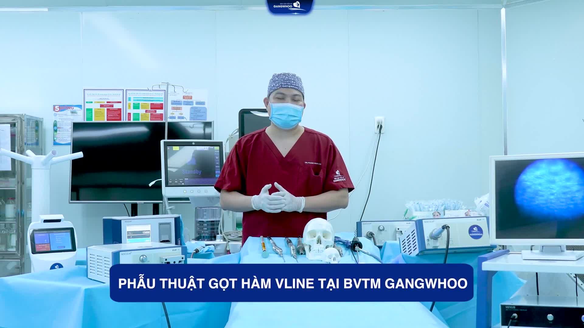 CÔNG NGHỆ GỌT HÀM VLINE NỘI SOI TẠI BVTM GANGWHOO