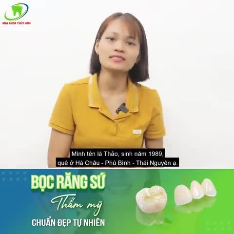 ĐỔI RĂNG SỨ CŨ LẤY RĂNG SỨ MỚI - HÀNH TRÌNH TÌM LẠI NỤ CƯỜI CỦA CHỊ THẢO