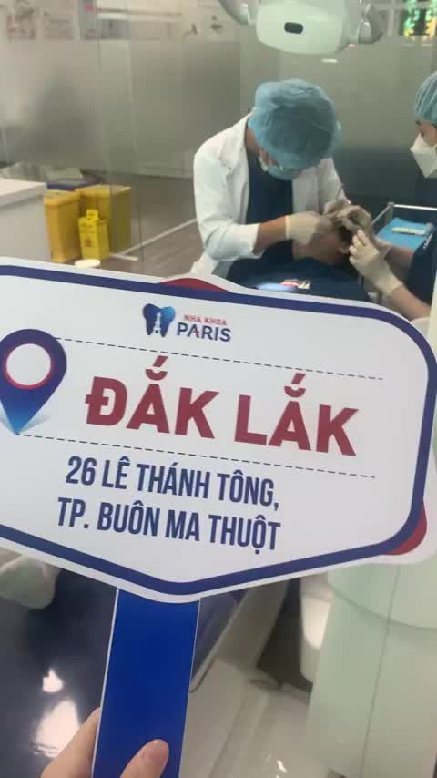 Gắn mắc cài tại nha khoa Paris 26 Lê Thánh Tông, phường Tân Lợi, TP BMT