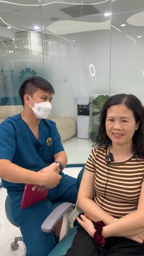 Giải quyết tình trạng sai khớp cắn nặng, nhiễm màu kháng sinh