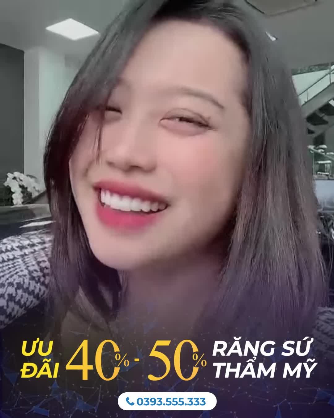 GIẢM 40 - 50% TRỌN GÓI DỊCH VỤ RĂNG SỨ THẨM MỸ