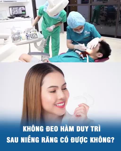 Không đeo hàm duy trì sau niềng răng có được không