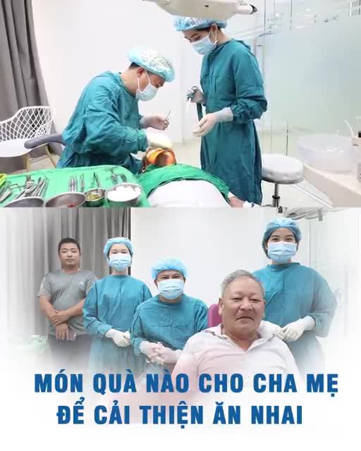 Trồng răng implant – Báo hiếu cha mẹ món quà ý nghĩa
