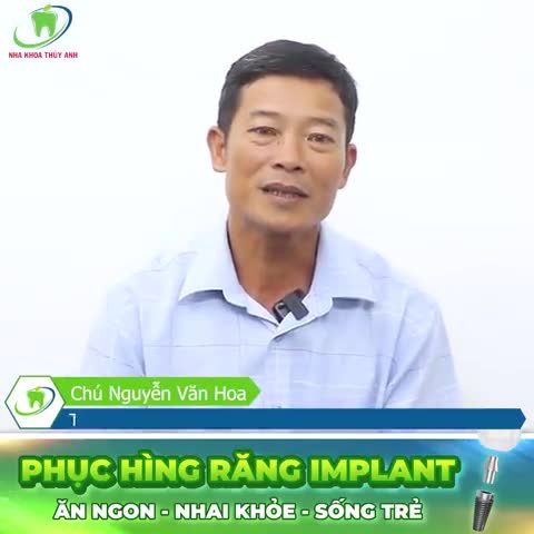 TRỒNG RĂNG IMPLANT - TĂNG ĐỘ TỰ TIN KHI ĂN NHAI