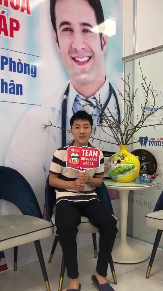 Sự thay đổi của bạn khách hàng Phạm Thế Phong sau quá trình chỉnh nha mắc cài tại Nha khoa Paris - Hải Phòng.