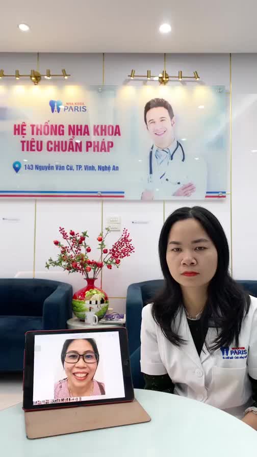 Bác sĩ Lê Thị Hải về chuyên đề  Phẫu thuật hàm tại Nha khoa Paris - Chi Nhánh Nghệ An