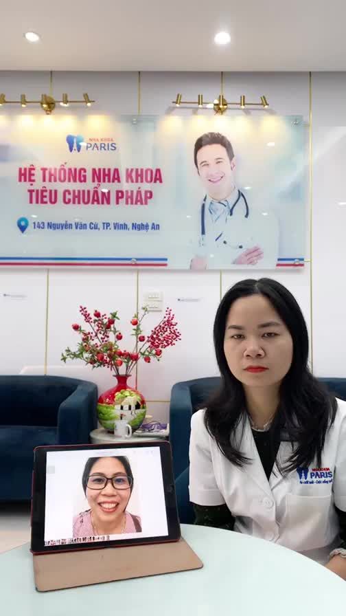 Bác sĩ Lê Thị Hải về chuyên đề  Phẫu thuật hàm tại Nha khoa Paris - Chi Nhánh Nghệ An
