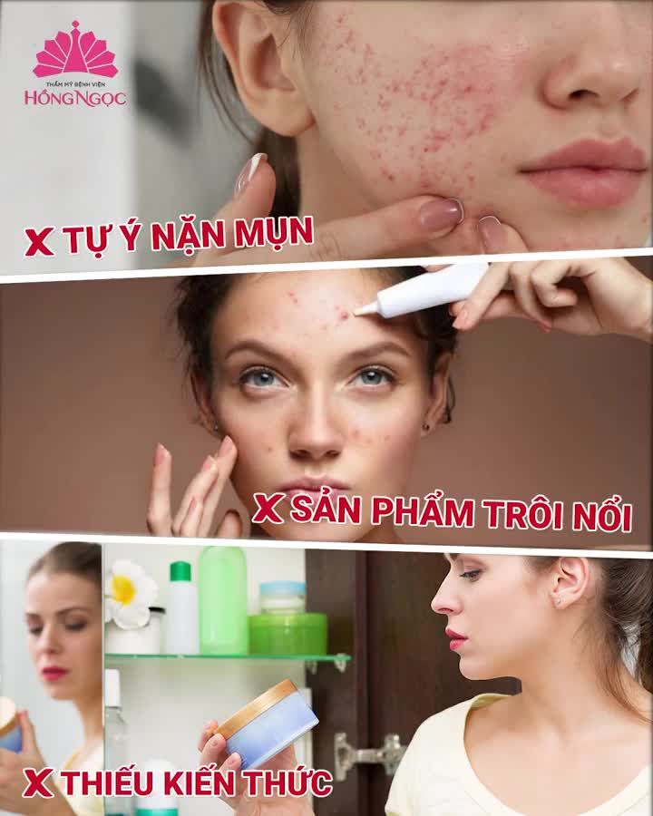 TRỊ MỤN SAI KHIẾN MỤN NGÀY CÀNG TRỞ NẶNG, PHẢI LÀM SAO?
