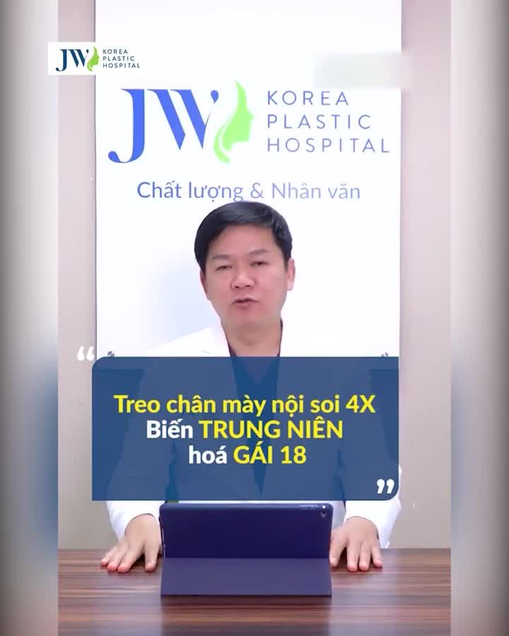 TREO CHÂN MÀY NỘI SOI 4X - ĐÁNH BAY LÃO HÓA VÙNG CHÂN MÀY