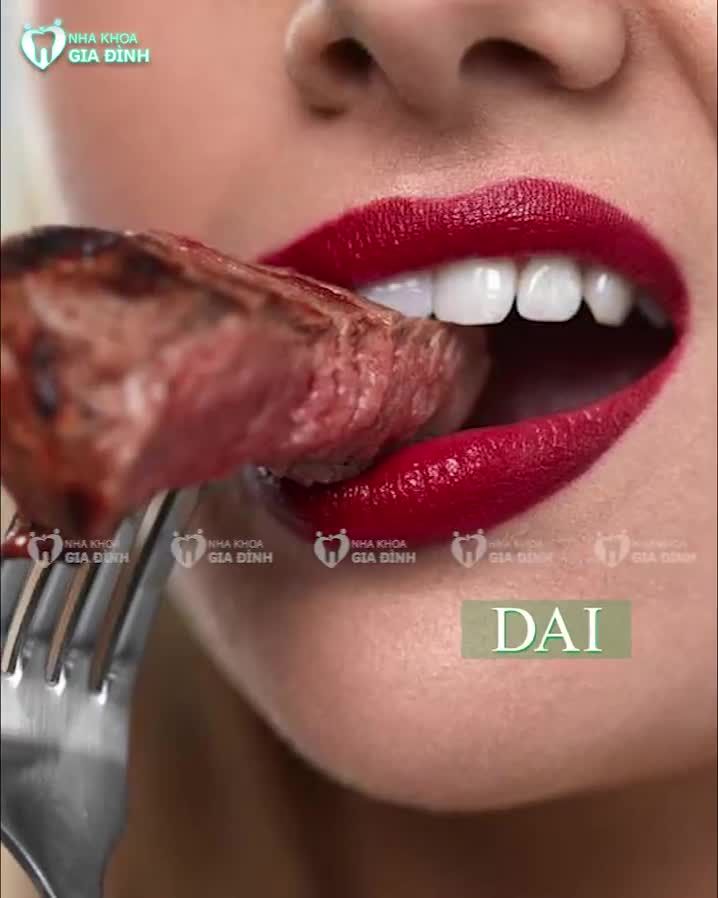 ĂN NHAI ĐƯỢC KHÔNG SAU KHI LÀM RĂNG SỨ THẨM MỸ