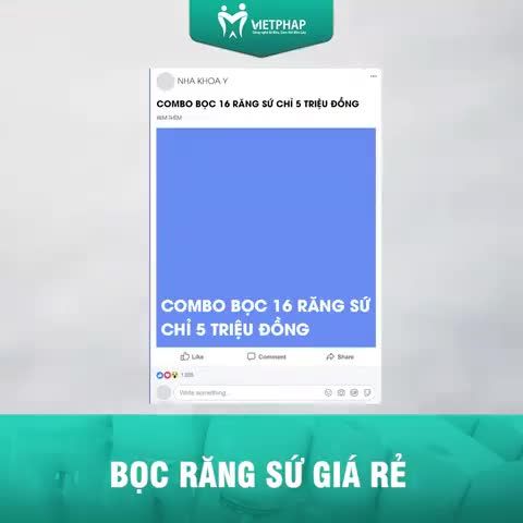 BỌC RĂNG SỨ GIÁ RẺ ĐỂ LẠI HẬU QUẢ NGHIÊM TRỌNG