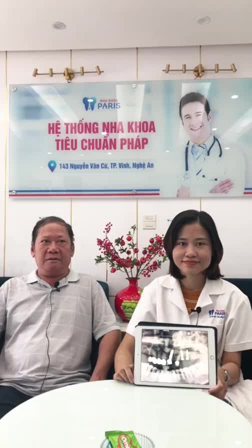 Cảm nhận của KH sau khi phục hình 2R sứ trên implant  tại Nha khoa Paris- Chi Nhánh Nghệ An