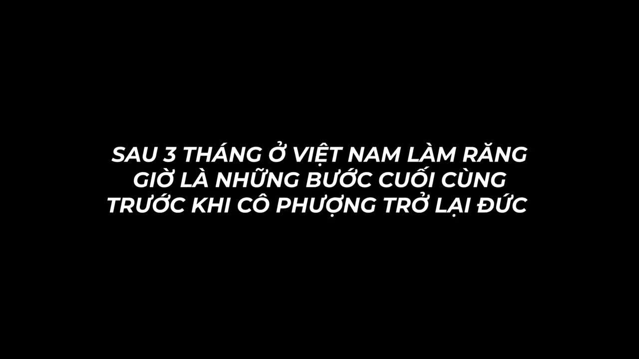 HÀNH TRÌNH TỪ ĐỨC TRỞ VỀ VIỆT NAM TRỒNG LẠI 2 HÀM RĂNG BỊ MẤT