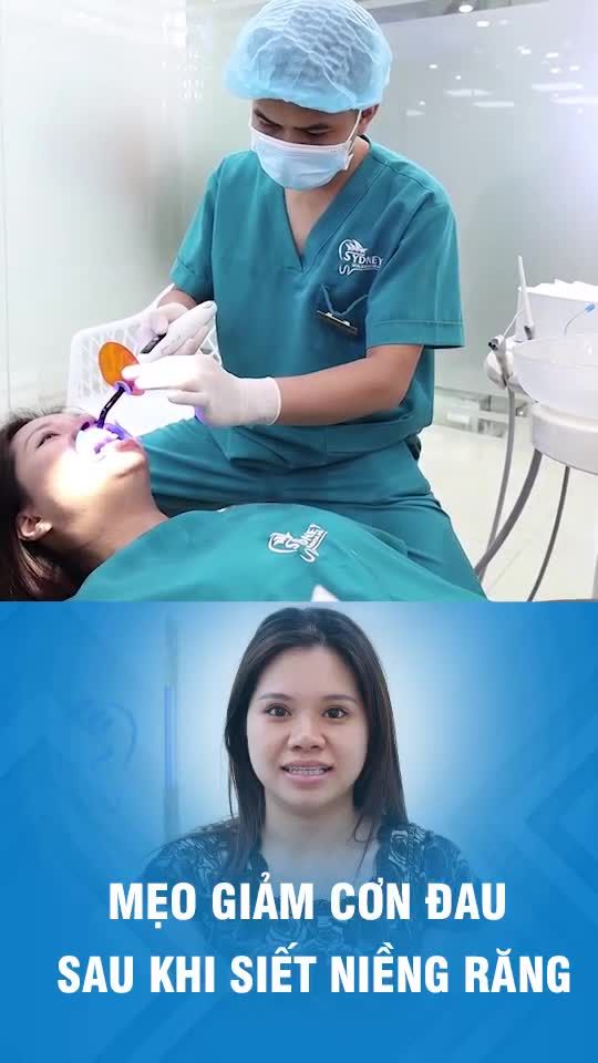 Mẹo giảm đau sau khi siết niềng răng
