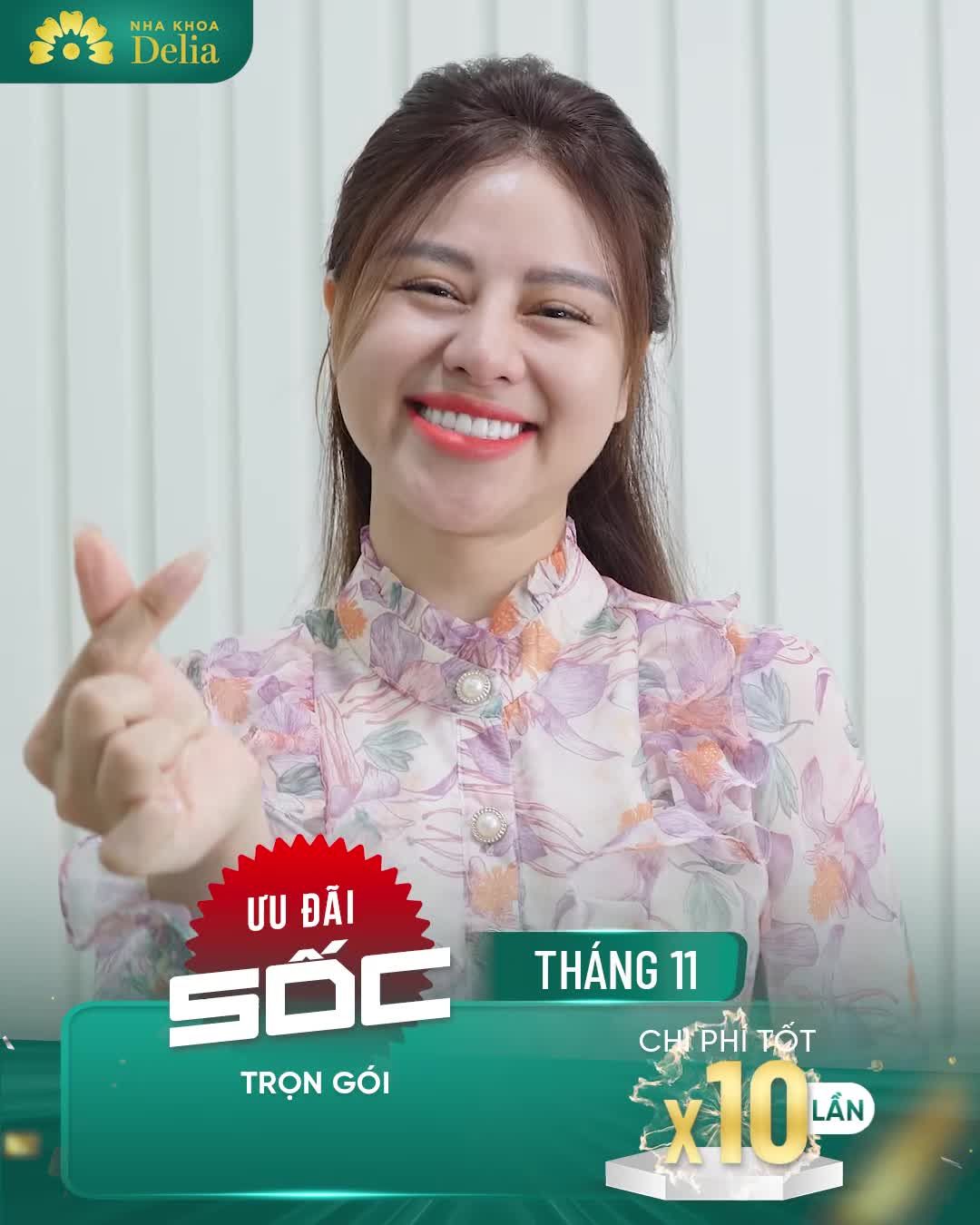 Thẩm mỹ răng sứ tại Delia - Điểm tựa cho nụ cười tỏa sáng rạng rỡ