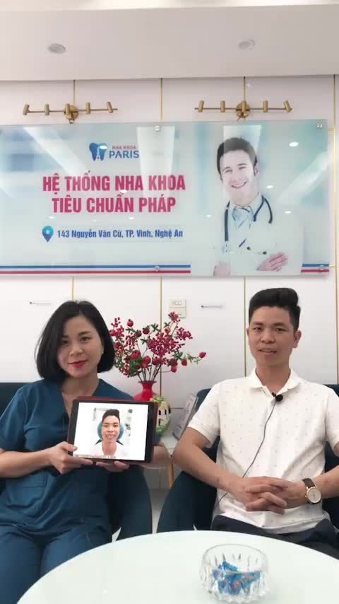 Thay đổi sau khi gắn 5R sứ thẩm mỹ 4S tại Nha khoa Paris - Chi Nhánh Nghệ An